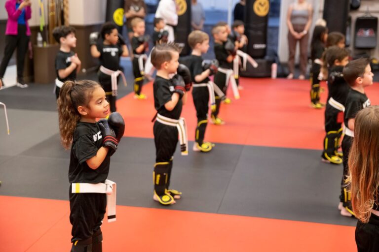 Kids in Victory Martial Arts Gym Waiting For the Training Instructions in Dr. Philips, Florida