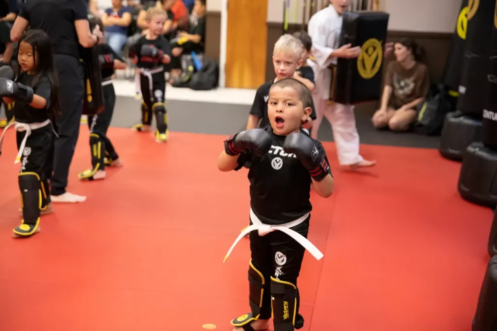 Toddlers During the Karate Workout at Victory Martial Arts, Mesa AZ